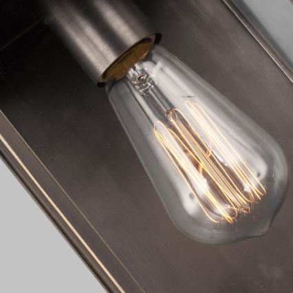 Feiss - Vägglampa för utomhusbruk GLENVIEW 1xE27/60W/230V IP44 antracit