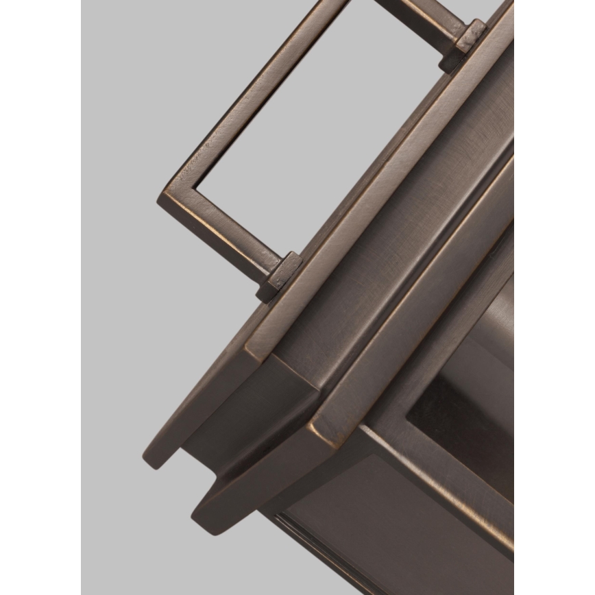 Feiss - Vägglampa för utomhusbruk GLENVIEW 1xE27/60W/230V IP44 antracit