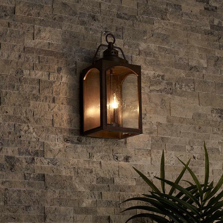Feiss - Vägglampa för utomhusbruk RANDHURST 3xE14/40W/230V IP44
