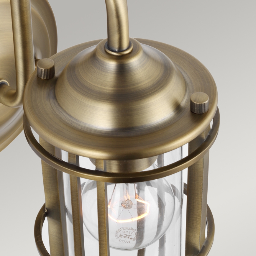 Feiss - Vägglampa för utomhusbruk URBAN 1xE27/60W/230V IP44 brons