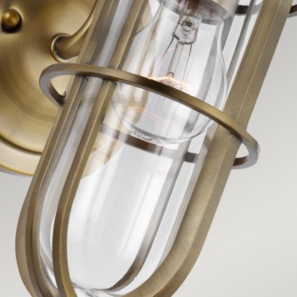 Feiss - Vägglampa för utomhusbruk URBAN 1xE27/60W/230V IP44 brons