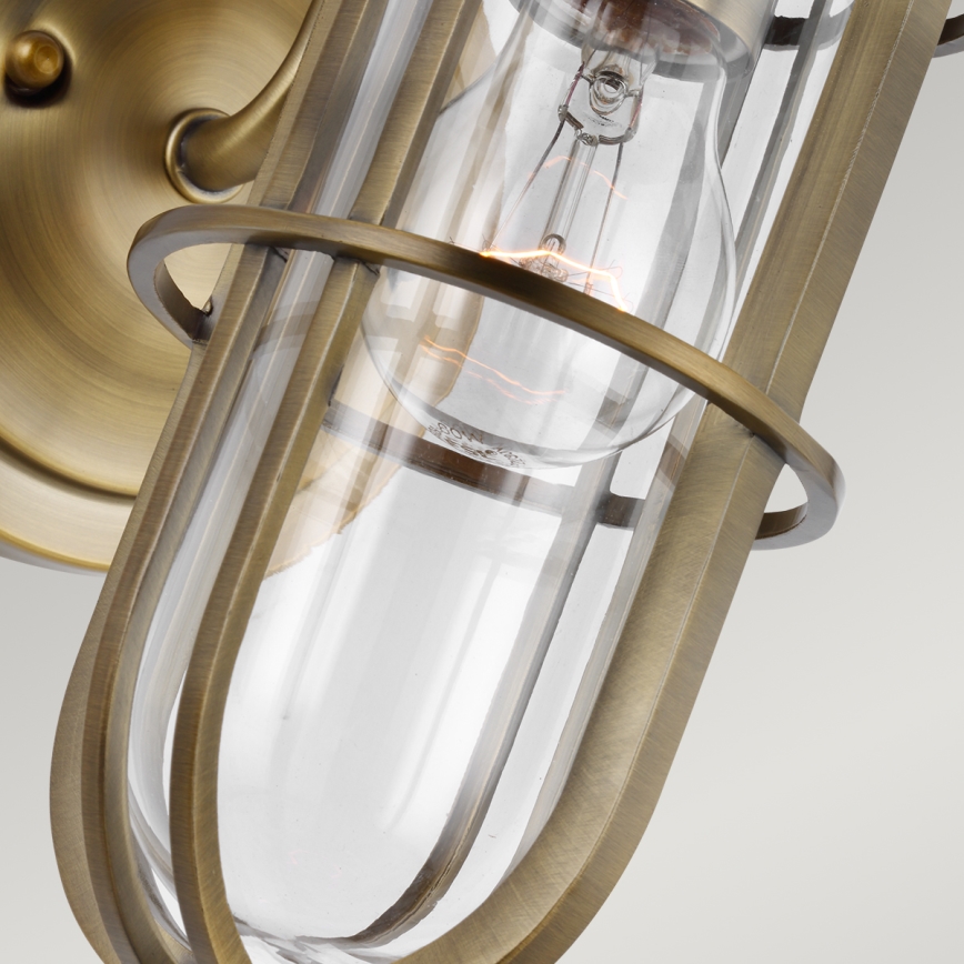 Feiss - Vägglampa för utomhusbruk URBAN 1xE27/60W/230V IP44 brons