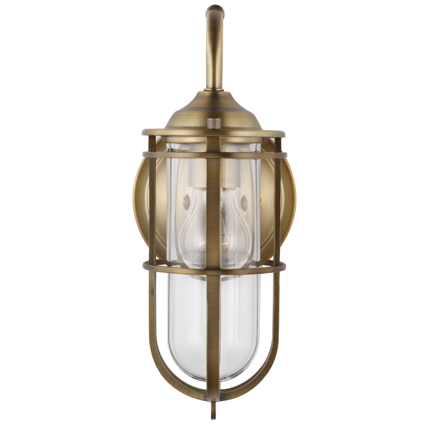 Feiss - Vägglampa för utomhusbruk URBAN 1xE27/60W/230V IP44 brons