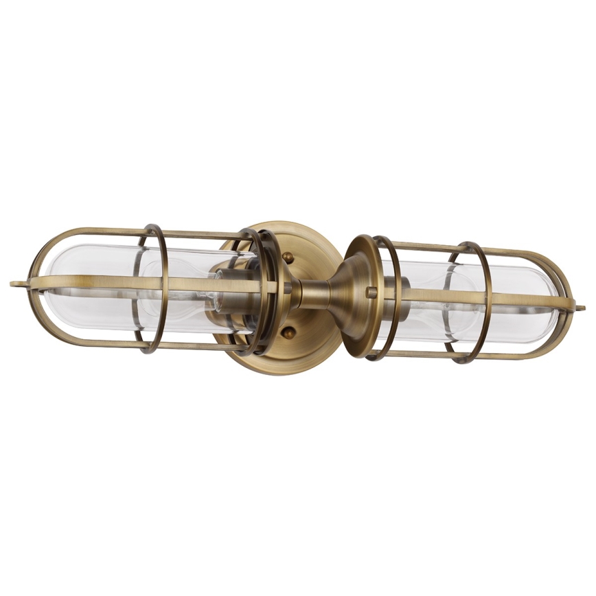 Feiss - Vägglampa för utomhusbruk URBAN 2xE27/60W/230V IP44 brons