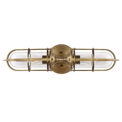 Feiss - Vägglampa för utomhusbruk URBAN 2xE27/60W/230V IP44 brons