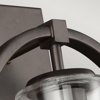 Feiss - Vägglampa MARLENA 1xE27/60W/230V antracit