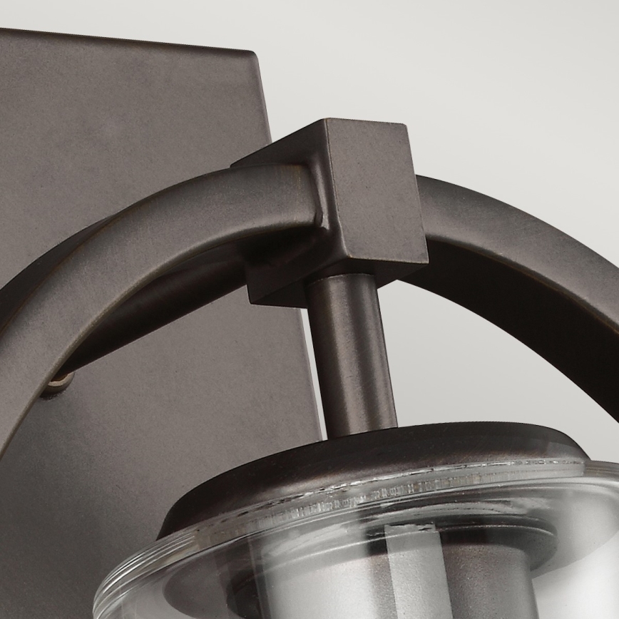Feiss - Vägglampa MARLENA 1xE27/60W/230V antracit