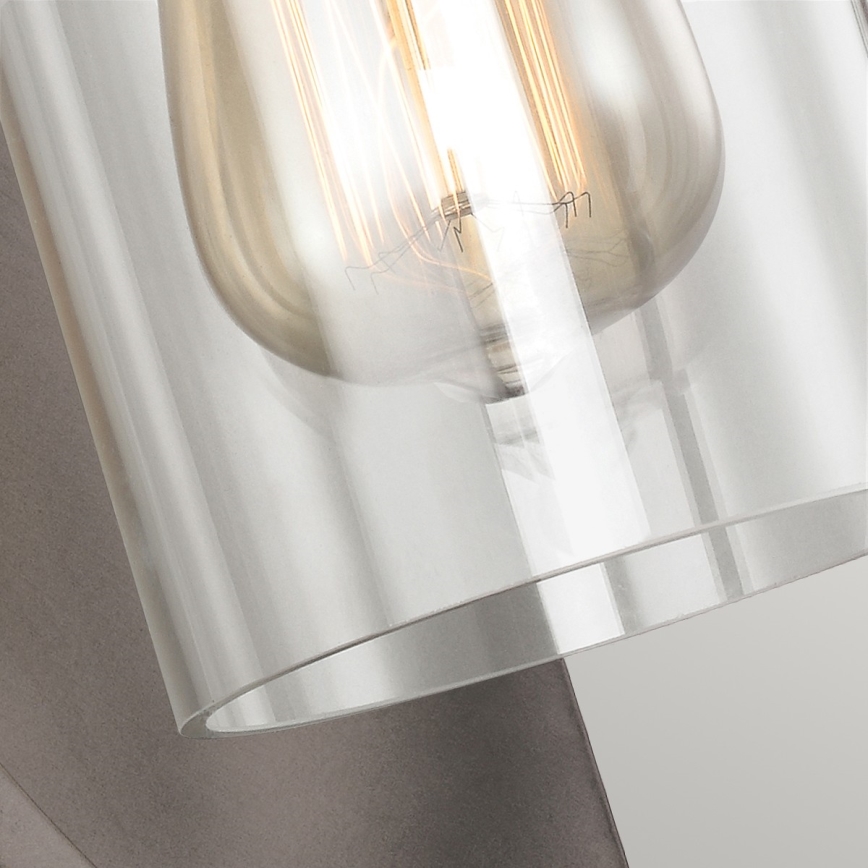 Feiss - Vägglampa MARLENA 1xE27/60W/230V antracit