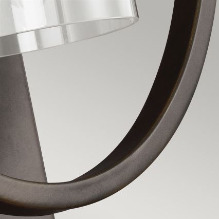 Feiss - Vägglampa MARLENA 1xE27/60W/230V antracit