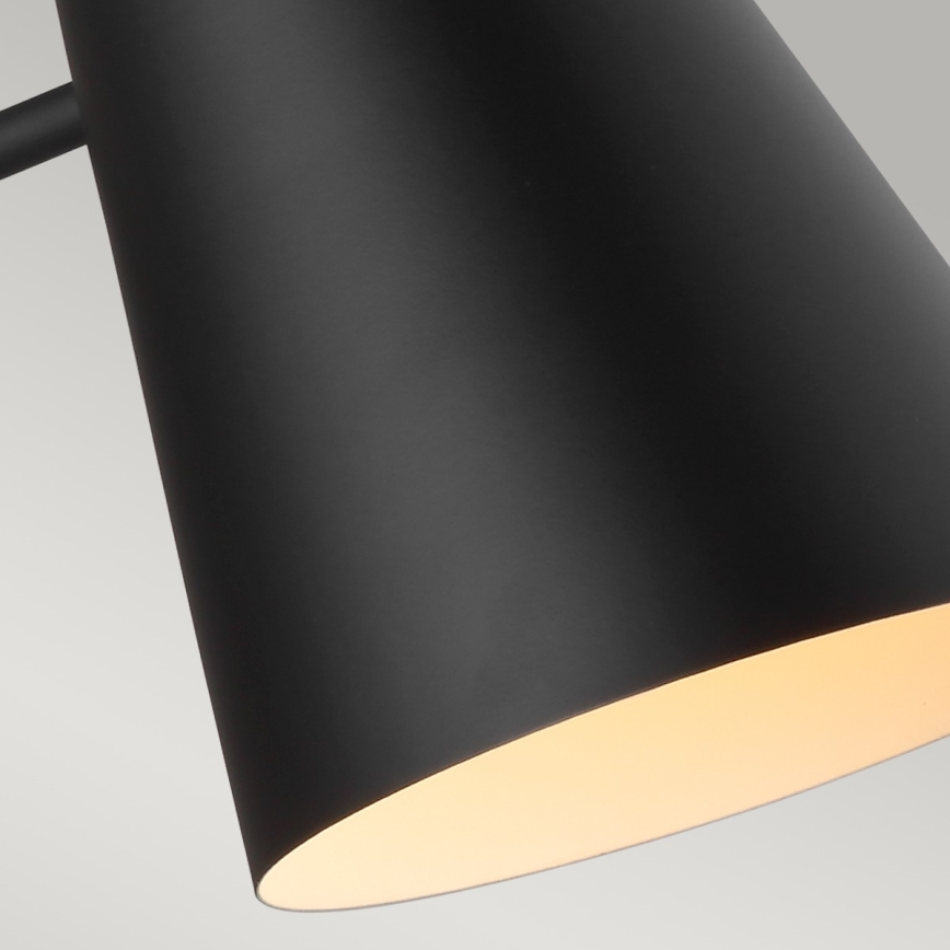 Feiss - Vägglampa SIMON 1xE27/60W/230V svart/gyllene