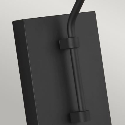 Feiss - Vägglampa SIMON 1xE27/60W/230V svart/gyllene