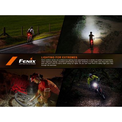 Fenix BC06R - LED Dimbar uppladdningsbar cykellampa LED/USB IP66 90 lm 24,5 h 560 mAh