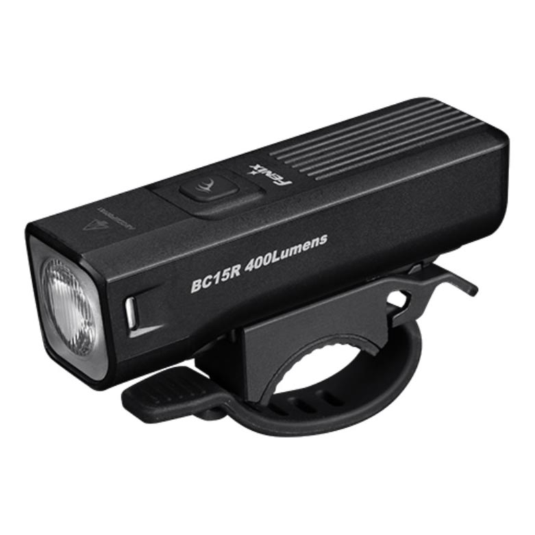Fenix BC15R - LED Dimbar uppladdningsbar cykellampa LED/USB IP66 400 glansig 31,5 h 2600 mAh