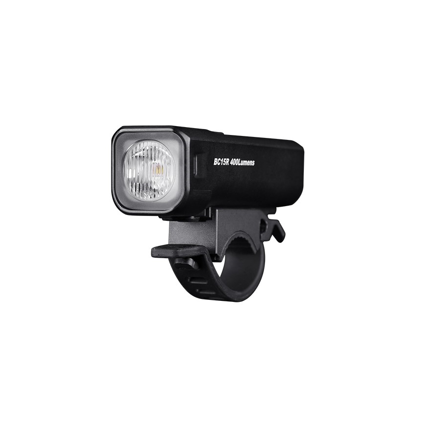 Fenix BC15R - LED Dimbar uppladdningsbar cykellampa LED/USB IP66 400 glansig 31,5 h 2600 mAh