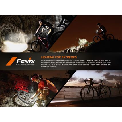 Fenix BC15R-LED Dimbar uppladdningsbar cykellampa LED/USB IP66 400 lm 31,5 timmar