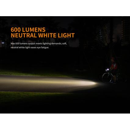 Fenix BC25R - LED Uppladdningsbar Fick lampa LED/USB IP66 600 lm 36 h