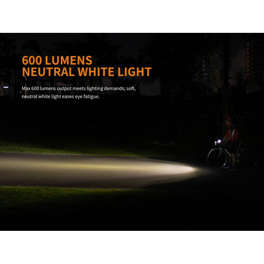 Fenix BC25R - LED Uppladdningsbar Fick lampa LED/USB IP66 600 lm 36 h