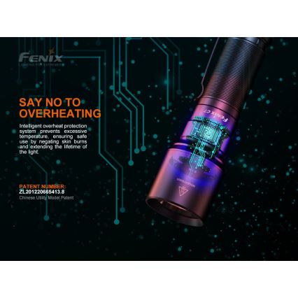 Fenix C7 - LED Ljusreglerad rechargeable flashlight 1xLED/1x21700 IP68 3000 lm 68 h