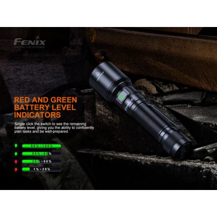 Fenix C7 - LED Ljusreglerad rechargeable flashlight 1xLED/1x21700 IP68 3000 lm 68 h