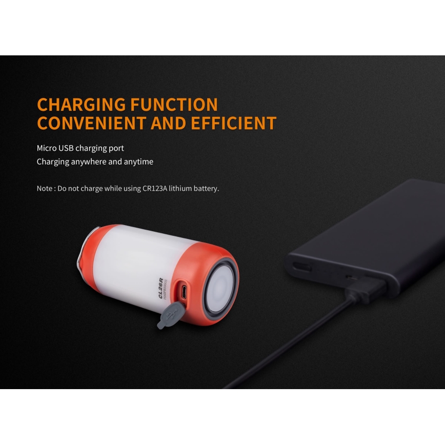 Fenix CL26RGREEN - LED Ljusreglerad portable rechargeable lampa LED/USB IP66 400 lm 400 h grön