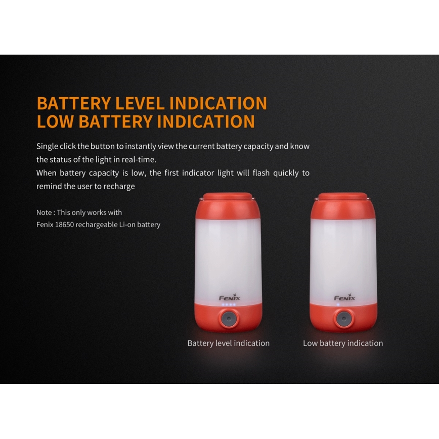 Fenix CL26RGREEN - LED Ljusreglerad portable rechargeable lampa LED/USB IP66 400 lm 400 h grön