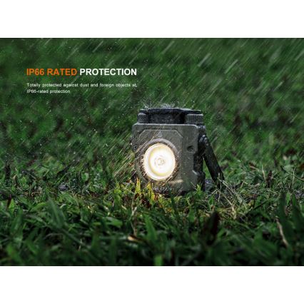 Fenix CL27RGRE - LED Ljusreglerad uppladdningsbar belysning LED/USB IP66 1600 lm 285 h