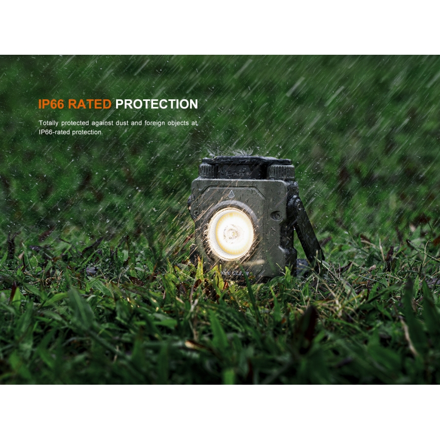 Fenix CL27RGRE - LED Ljusreglerad uppladdningsbar belysning LED/USB IP66 1600 lm 285 h
