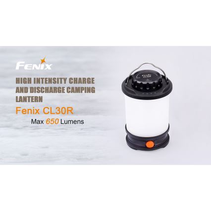 Fenix CL30R - LED bärbar uppladdningsbar lampa LED/USB/6xCR123A IPX7 650 lm 300 h 2600 mAh