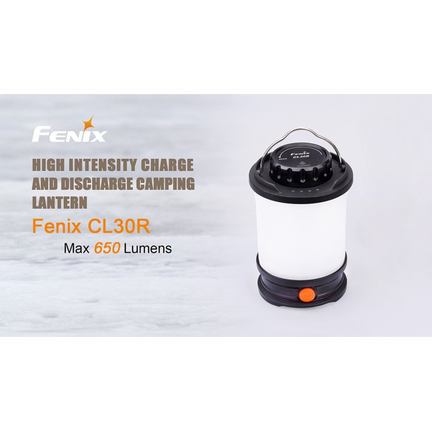 Fenix CL30R - LED bärbar uppladdningsbar lampa LED/USB/6xCR123A IPX7 650 lm 300 h 2600 mAh
