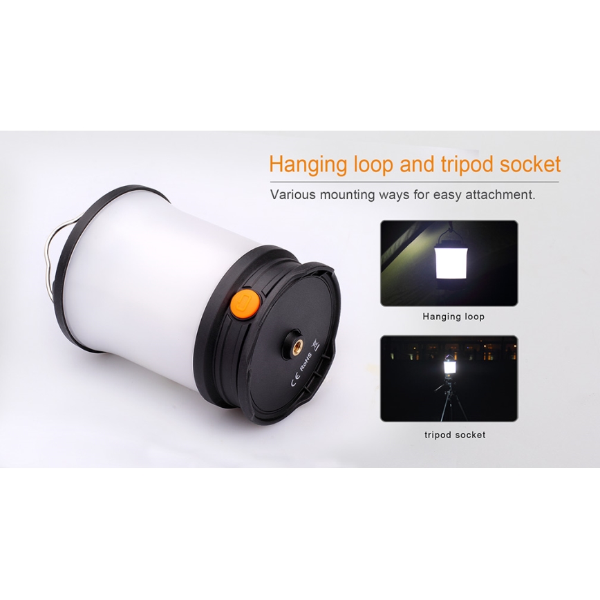 Fenix CL30R - LED bärbar uppladdningsbar lampa LED/USB/6xCR123A IPX7 650 lm 300 h 2600 mAh