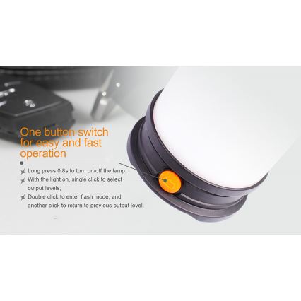 Fenix CL30R - LED bärbar uppladdningsbar lampa LED/USB/6xCR123A IPX7 650 lm 300 h 2600 mAh