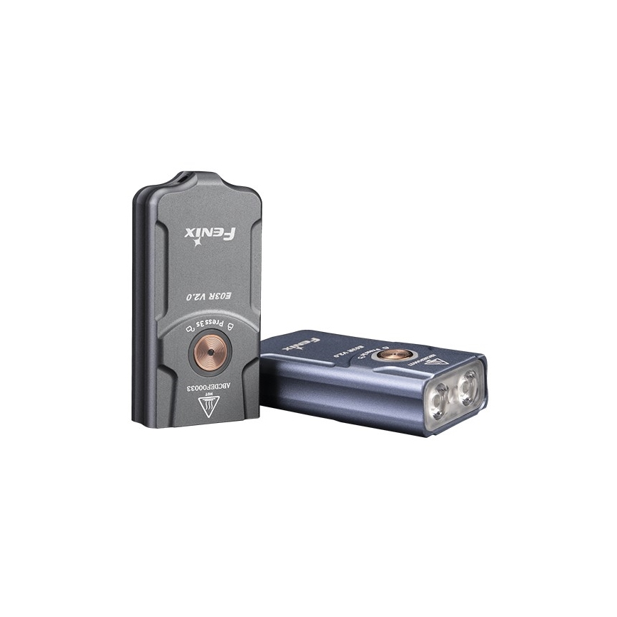 Fenix E03RV20BLU - LED uppladdningsbar ficklampa LED/USB IP66 500 lm 30 h