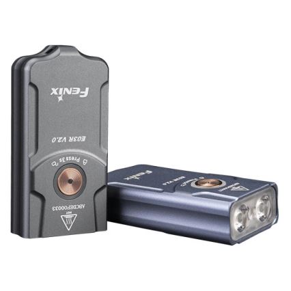 Fenix E03RV20GREY - LED uppladdningsbar ficklampa LED/USB IP66 500 lm 30 h