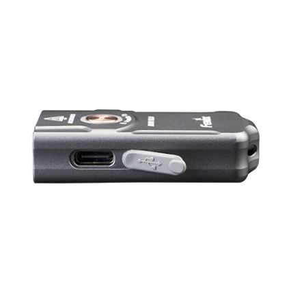 Fenix E03RV20GREY - LED uppladdningsbar ficklampa LED/USB IP66 500 lm 30 h