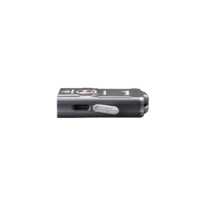 Fenix E03RV20GREY - LED uppladdningsbar ficklampa LED/USB IP66 500 lm 30 h