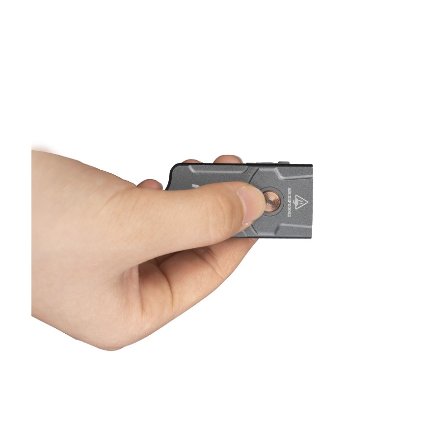 Fenix E03RV20GREY - LED uppladdningsbar ficklampa LED/USB IP66 500 lm 30 h