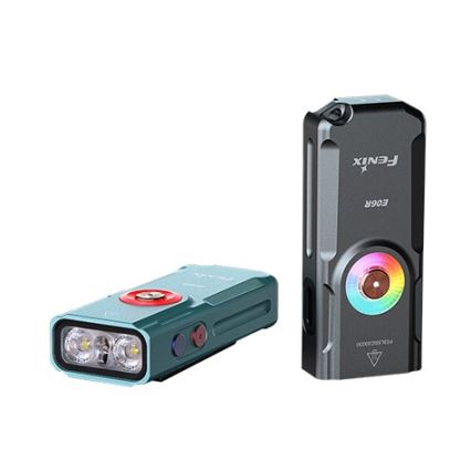 Fenix E06RTKS - LED Ljusreglerad uppladdningsbar ficklampa UV LED/USB IP66 700 glansig 60 h turkos