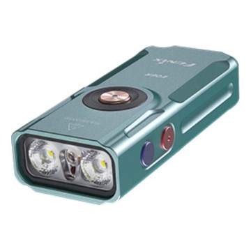Fenix E06RTKS - LED Ljusreglerad uppladdningsbar ficklampa UV LED/USB IP66 700 glansig 60 h turkos