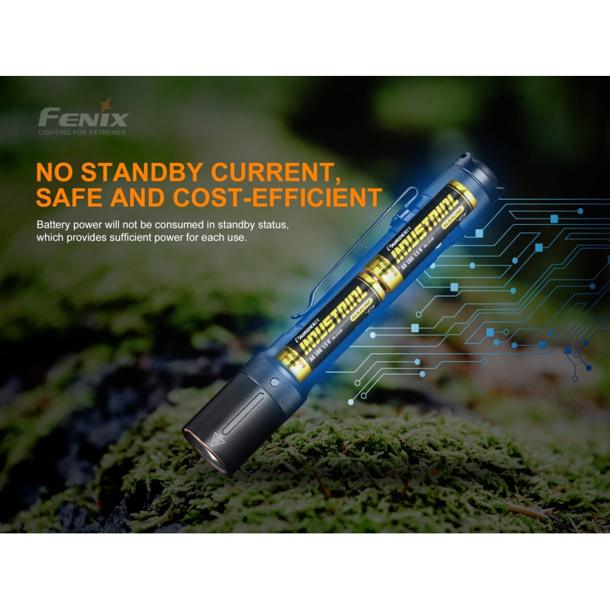 Fenix E20V20 - LED Fick lampa  LED/2xAA IP68 350 lm 200 h