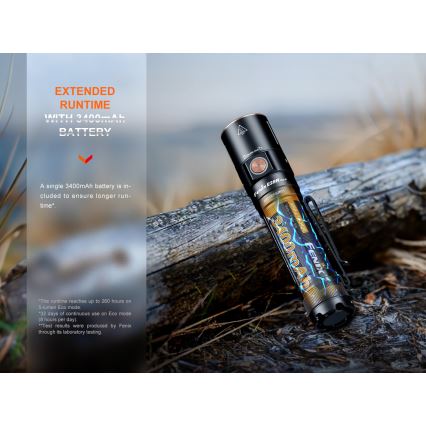 Fenix E28RV20 - LED Ljusreglerad rechargeable flashlight LED/USB IP68 1700 lm 260 h