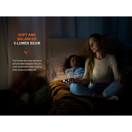 Fenix E28RV20 - LED Ljusreglerad uppladdningsbar ficklampa LED/USB/2xCR123A IP68 1700 glansig 260 h 3400 mAh