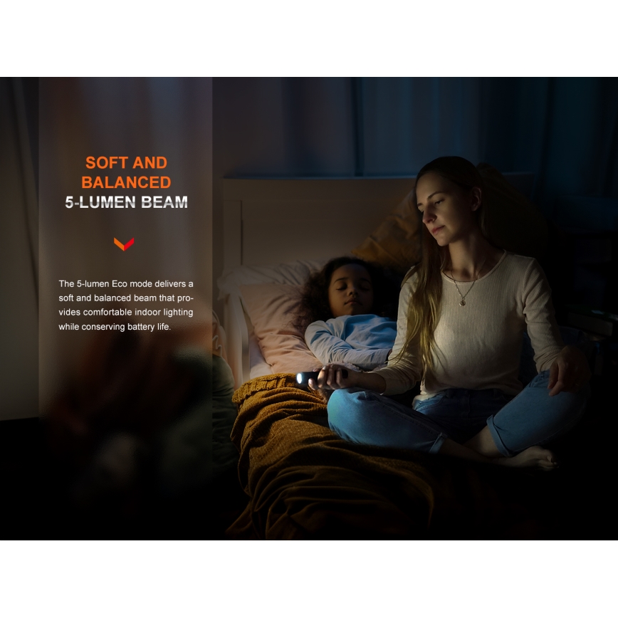 Fenix E28RV20 - LED Ljusreglerad uppladdningsbar ficklampa LED/USB/2xCR123A IP68 1700 glansig 260 h 3400 mAh