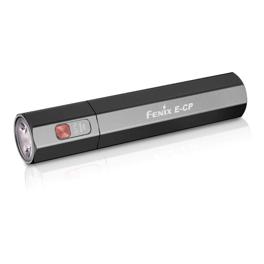 Fenix ECPBLCK - LED uppladdningsbar ficklampa med en power bank USB IP68 1600 lm 504 h svart