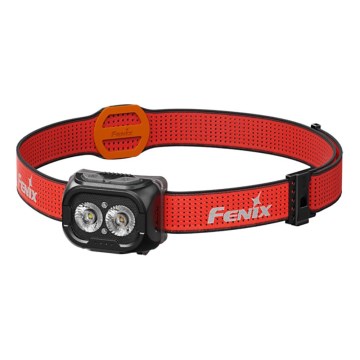 Fenix HL18RTV20BLC - LED Ljusreglerad uppladdningsbar pannlampa LED/USB IP66 800 lm 160 h svart/orange