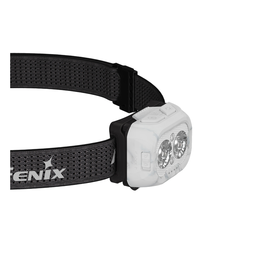 Fenix HL18RTV20WHT - LED Ljusreglerad uppladdningsbar pannlampa LED/USB IP66 800 glansig 160 h vit/svart