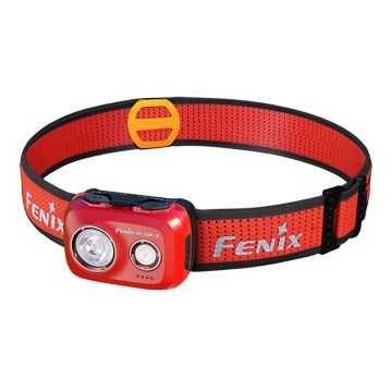 Fenix HL32RTRED - LED uppladdningsbar pannlampa LED/USB IP66 800 lm 300 h röd/orange