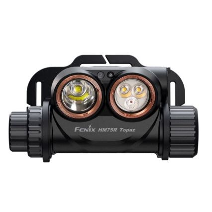 Fenix HM75RTOPAZ - LED Ljusreglerad uppladdningsbar pannlampa LED/USB IP68 1600 lm 210 h