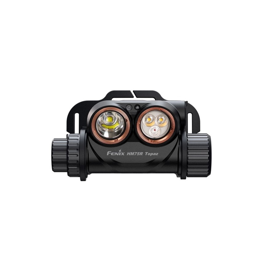 Fenix HM75RTOPAZ - LED Ljusreglerad uppladdningsbar pannlampa LED/USB IP68 1600 lm 210 h