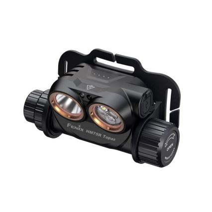 Fenix HM75RTOPAZ - LED Ljusreglerad uppladdningsbar pannlampa LED/USB IP68 1600 lm 210 h