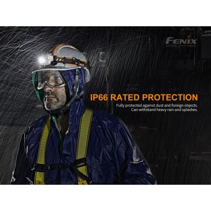 Fenix HP16R1250 - LED uppladdningsbar pannlampa 3xLED/USB 4xAA IP66 1250 lm 600 h 3000 mAh